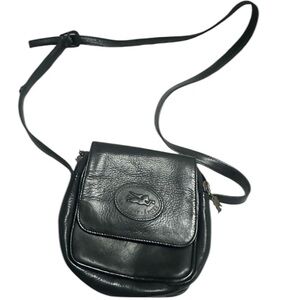 American Angel Vintage Black Leather Crossbody